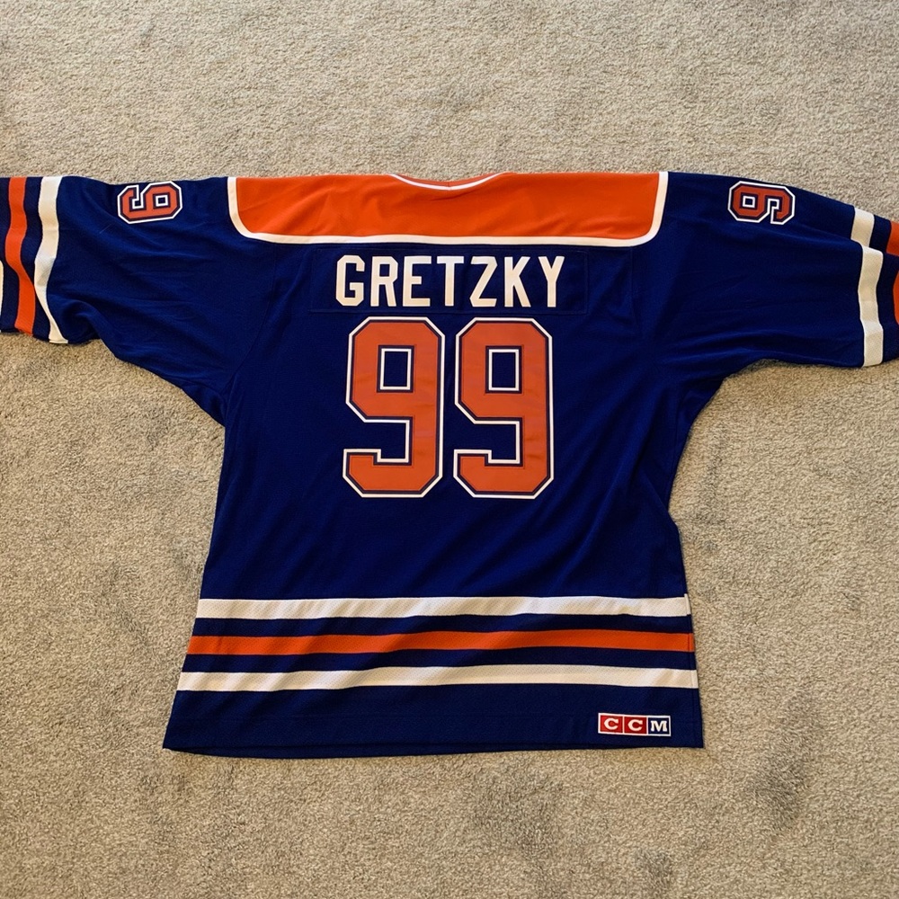 Authentic Wayne Gretzky Oilers Jersey